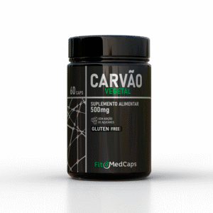 Carvão Vegetal 500mg - Detox e Saúde Digestiva