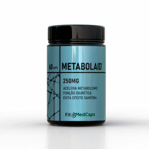 Metabolaid 250mg - Acelera Metabolismo, Efeito Diurético e Reduz o Efeito Sanfona